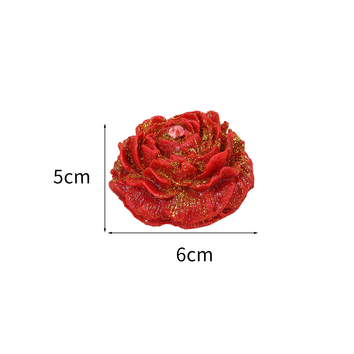 Vela de Aromaterapia con Flor de Peonía Rosa – Calma, Belleza y Energía Amorosa