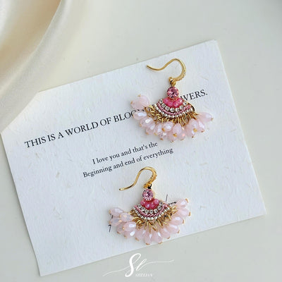 Pendientes de Borlas de Cristal con Minerales: Bohemia, Energía y Estilo Étnico