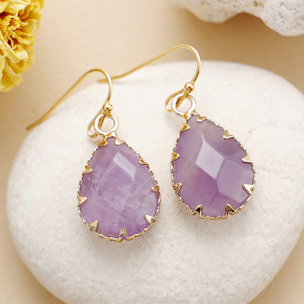 Armonía y Energía: Pendientes de Minerales Naturales para Bienestar