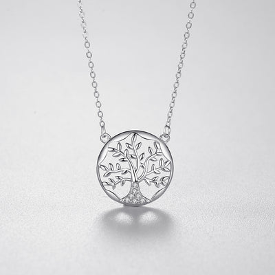 Collar Árbol de la Vida de Plata S925 – Energía, Pureza y Conexión Espiritual