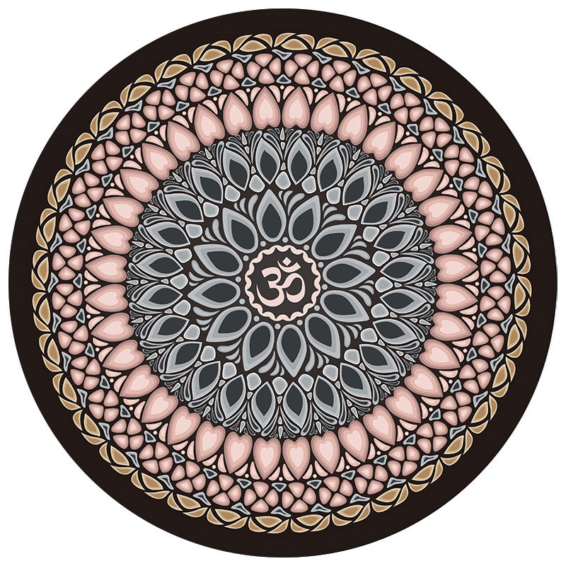 Esterilla Redonda de Meditación Mandala Espejo – 3 mm