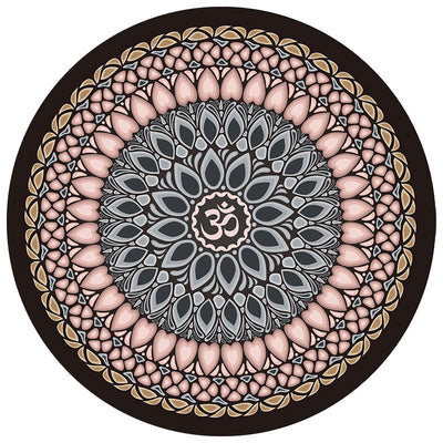 Esterilla Redonda de Meditación Mandala Espejo – 3 mm
