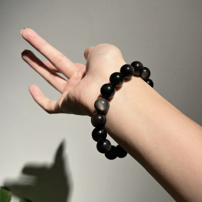 Pulsera Energética de Obsidiana Nevada – Protección y Bienestar Renovado