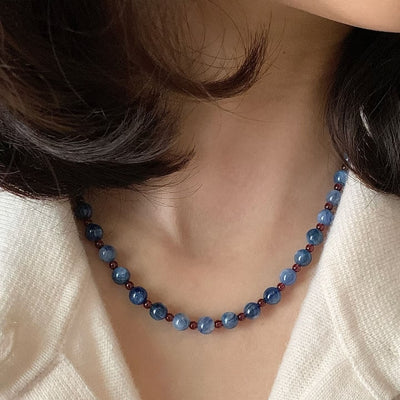 Collar y Pulsera de Aventurina Azul: Armonía Natural y Elegancia Espiritual
