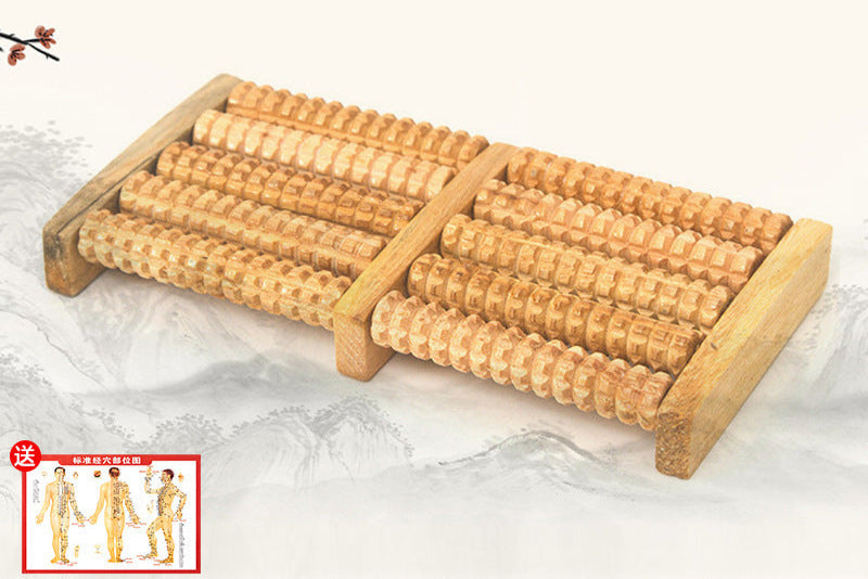 Masajeador de Pies de Madera – Armonía, Relajación y Energía Vital