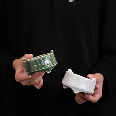 Quemador de Incienso de Bambú y Cerámica – Raíces, Calma y Conexión