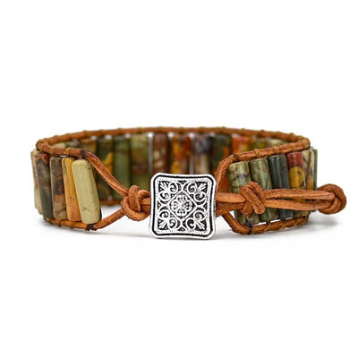 Pulsera de Piedra Shoushan – Fuerza de la Tierra en tu Muñeca