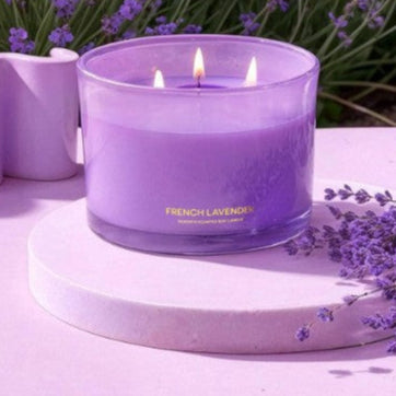 Vela de Aromaterapia de Lavanda – Calma, Energía y Equilibrio Espiritual