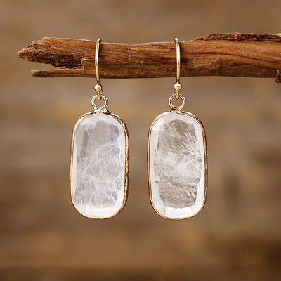 Equilibrio y Luz Interior: Pendientes de Minerales Naturales para Energía Positiva