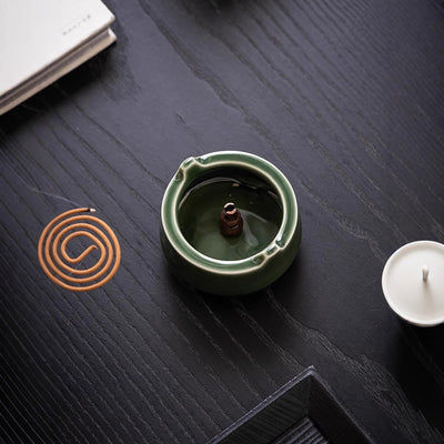 Quemador de Incienso de Bambú y Cerámica – Raíces, Calma y Conexión