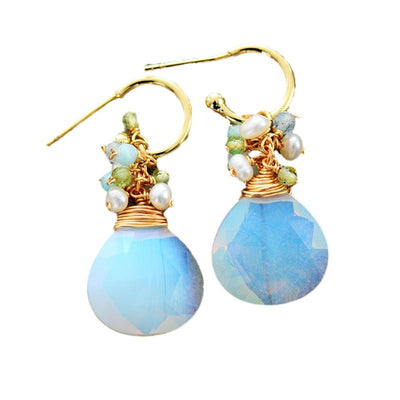 Pendientes gota de Ópalo y Turquesa: protección, creatividad y equilibrio