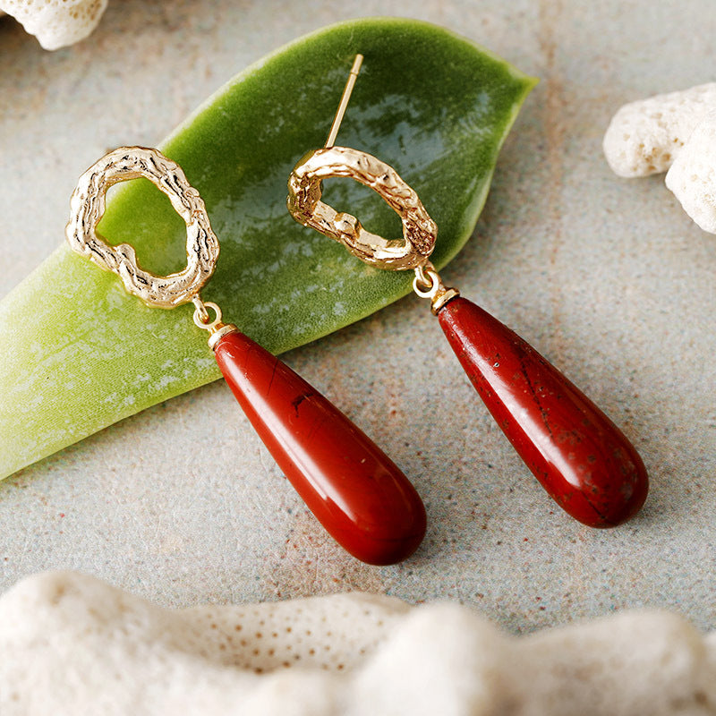 Pendientes gota natural: expresividad, vitalidad y serenidad en tu vida