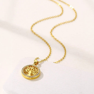 Collar Árbol de la Vida Zen Redondo – Energía, Armonía y Belleza Interior