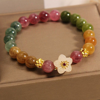 Armonía y belleza: Pulsera de jade y turmalina para energía positiva