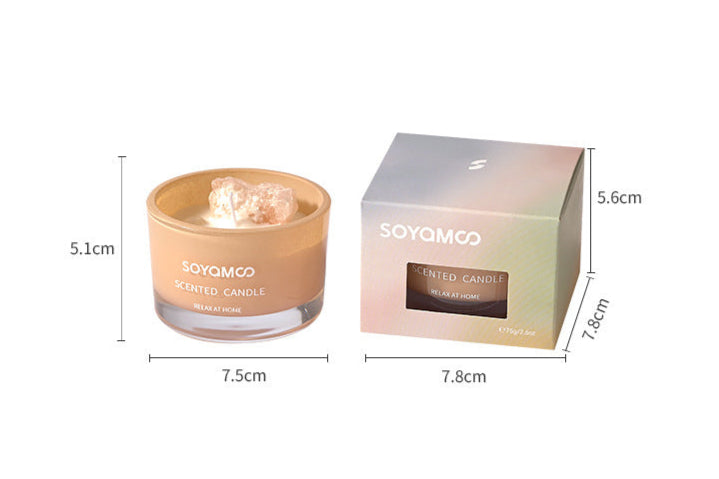 Velas Perfumadas de Cristal – Armonía, Luz y Energía Positiva