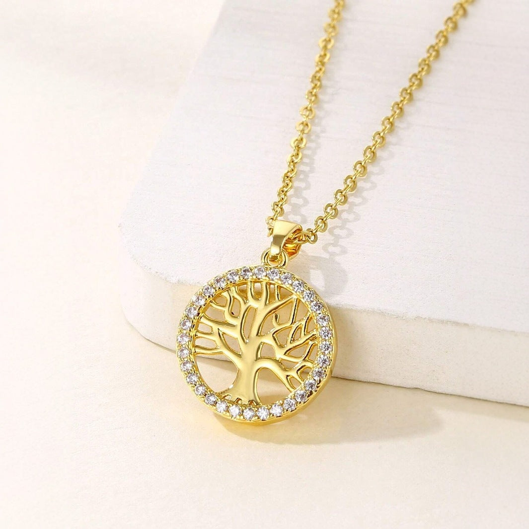 Collar Árbol de la Vida Zen Redondo – Energía, Armonía y Belleza Interior