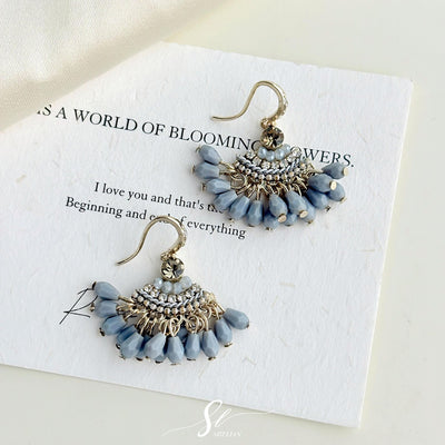 Pendientes de Borlas de Cristal con Minerales: Bohemia, Energía y Estilo Étnico