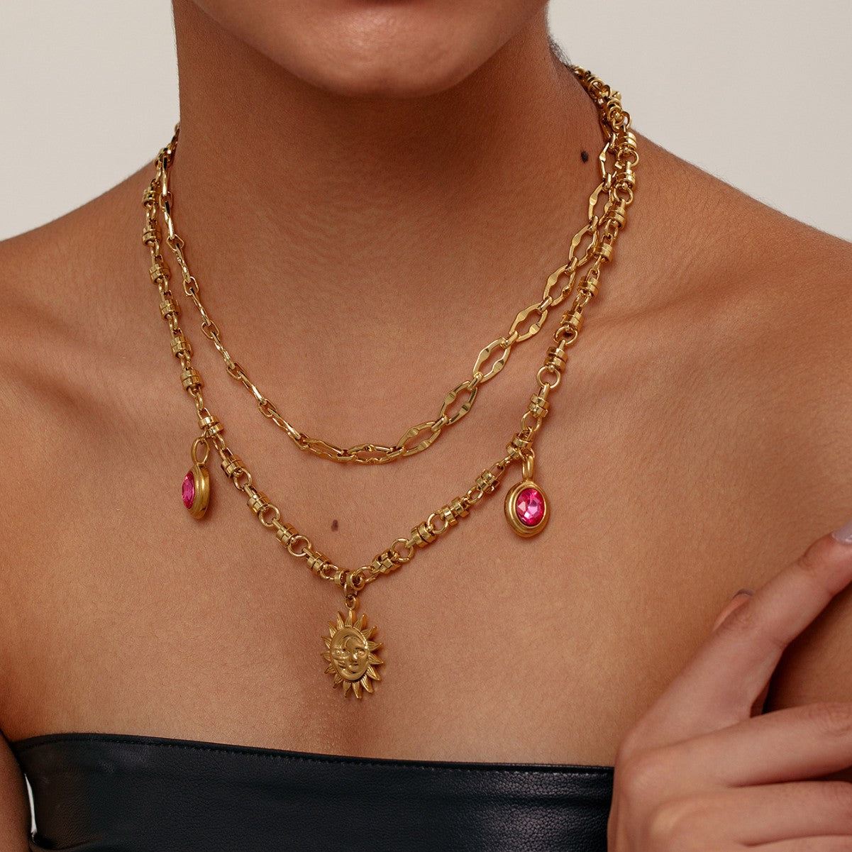 Collar sol y luna: luz, armonía y protección para tu espíritu