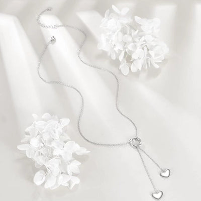 Collar amor en plata 925, símbolo delicado de conexión y ternura