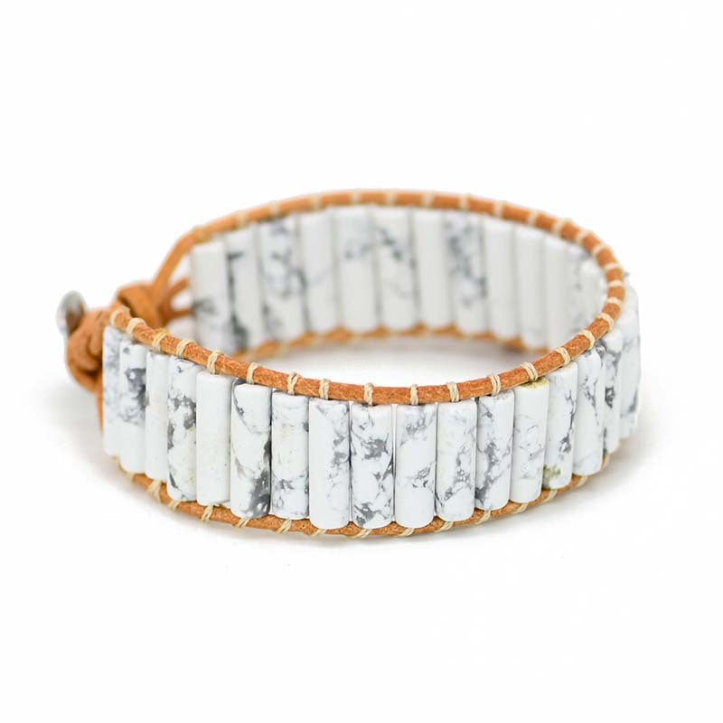 Pulsera de Serenidad en Turquesa Blanca Natural