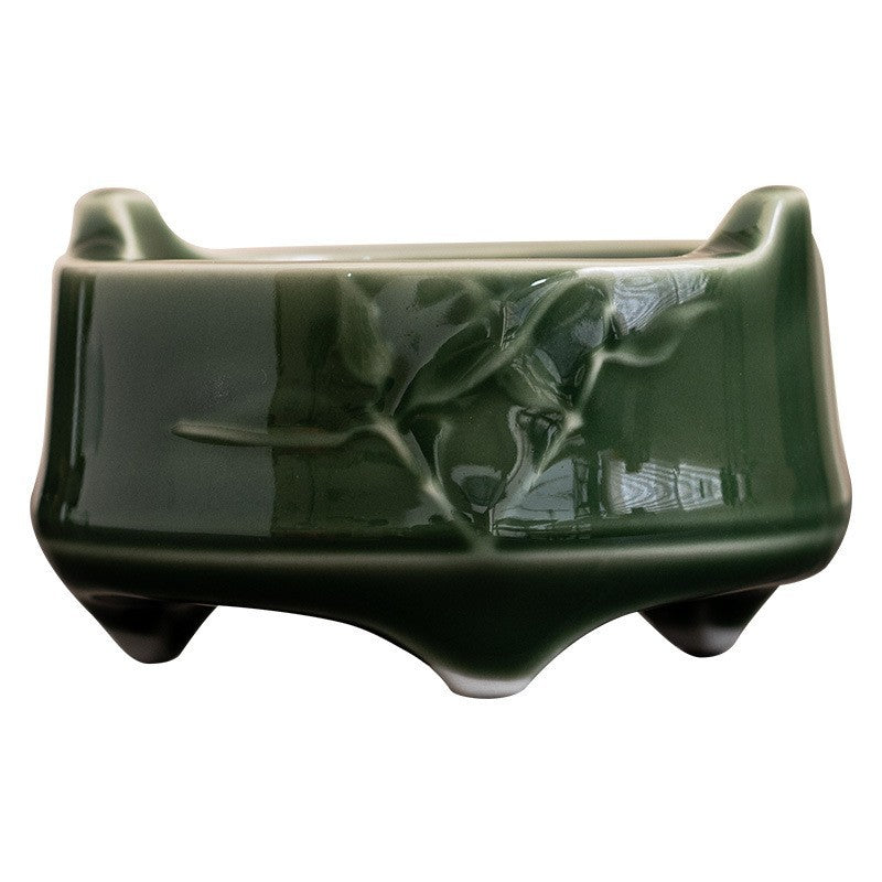 Quemador de Incienso de Bambú y Cerámica – Raíces, Calma y Conexión