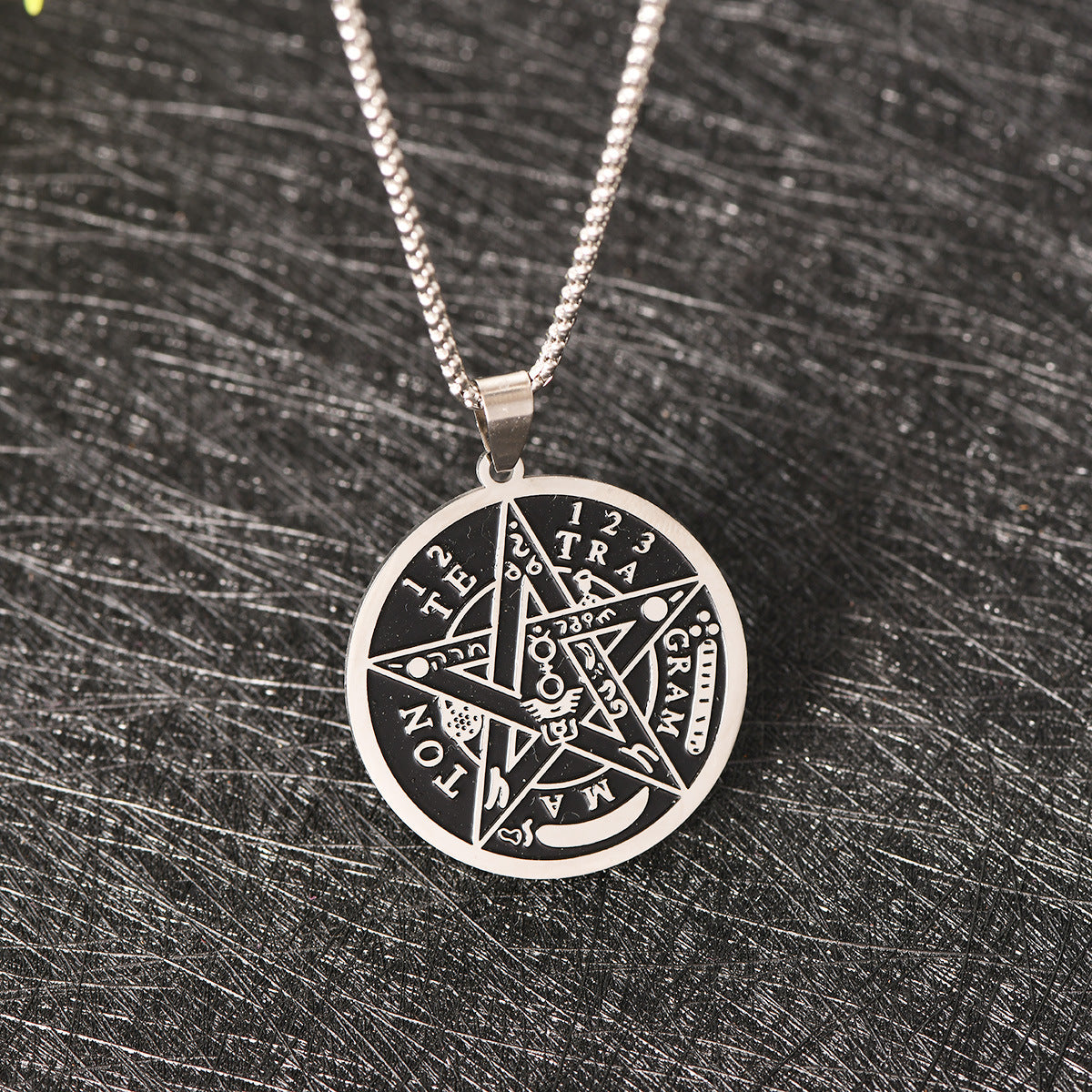 Collar Pentagrama de Salomón Zen – Protección, Sabiduría y Energía Divina