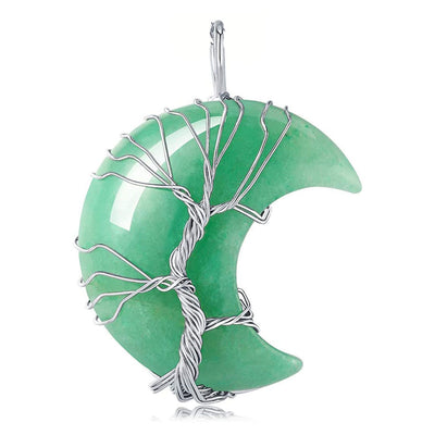 Collar Árbol de la Vida con Minerales Naturales – Energía, Equilibrio y Armonía Interior