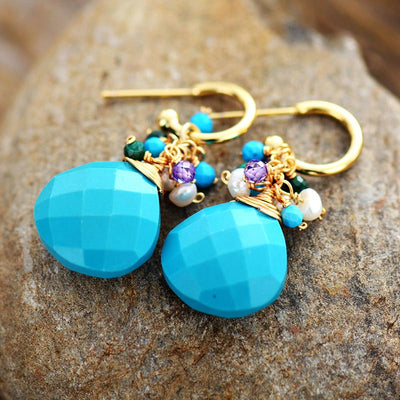Pendientes gota de Ópalo y Turquesa: protección, creatividad y equilibrio