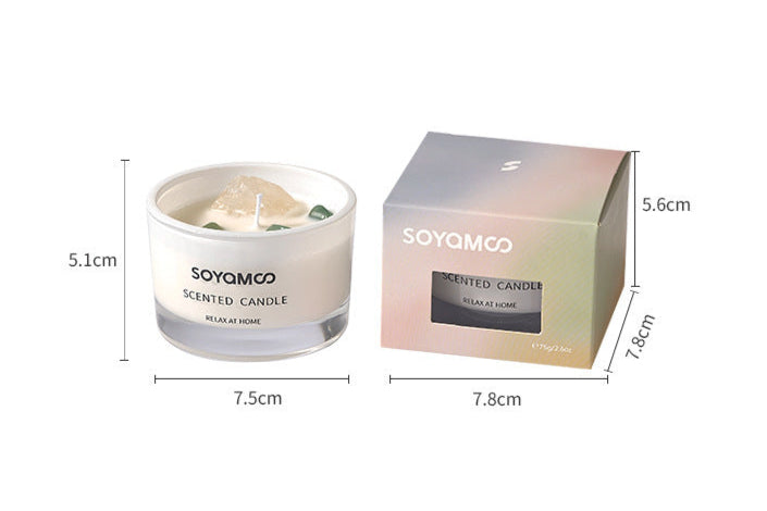 Velas Perfumadas de Cristal – Armonía, Luz y Energía Positiva