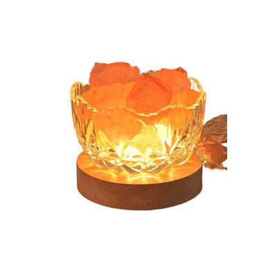 Lámpara de Sal con Aromaterapia – Luz de Serenidad y Energía Positiva