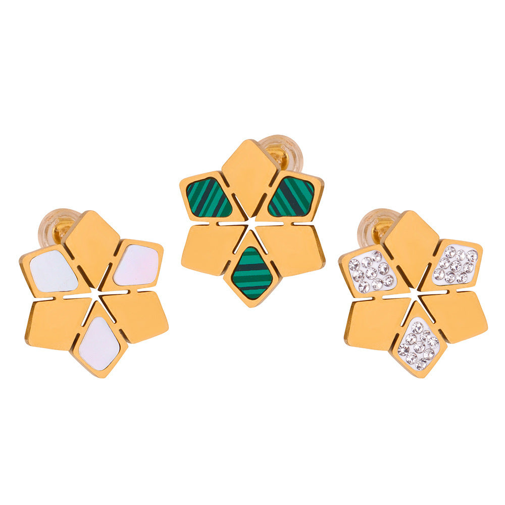 Pendientes de acero de titanio: Energía pura y luz en tu día a día