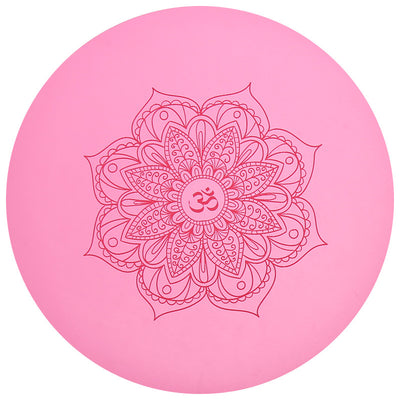 Esterilla Redonda de Meditación PU Antideslizante – 5 mm