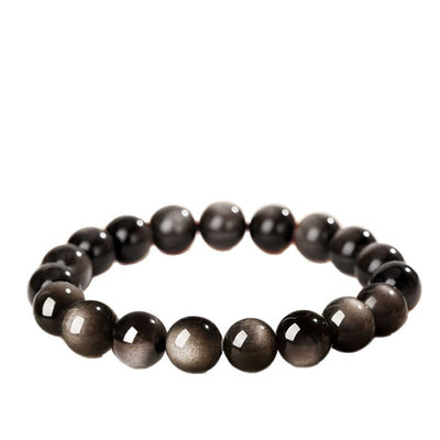 Pulsera Energética de Obsidiana Nevada – Protección y Bienestar Renovado