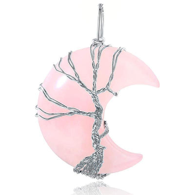 Collar Árbol de la Vida con Minerales Naturales – Energía, Equilibrio y Armonía Interior