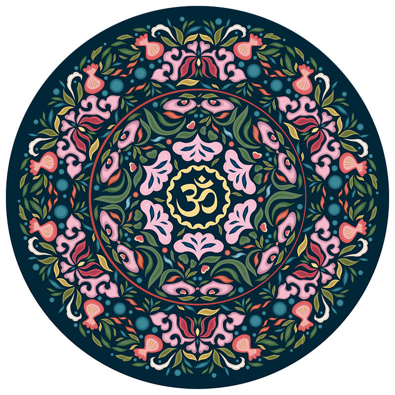 Esterilla Redonda de Meditación Mariposa del Amor – 3 mm