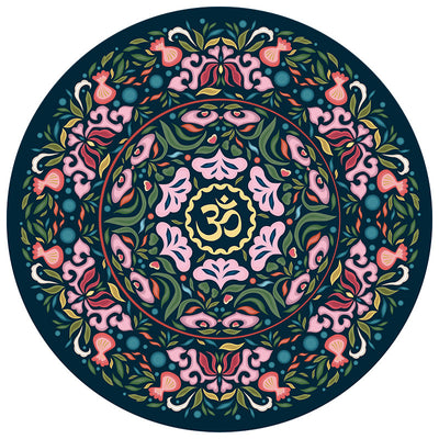 Esterilla Redonda de Meditación Mariposa del Amor – 3 mm