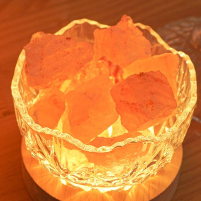 Lámpara de Sal con Aromaterapia – Luz de Serenidad y Energía Positiva
