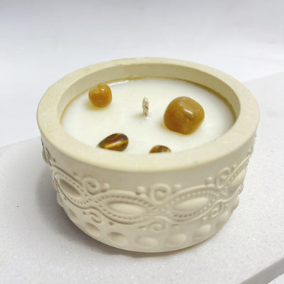 Velas Perfumadas con Piedras Difusoras – Fragancia y Armonía Interior