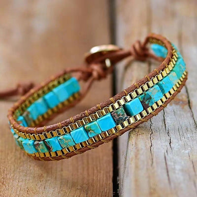 Pulsera de Turquesa – Elegancia Protectora con Energía Natural