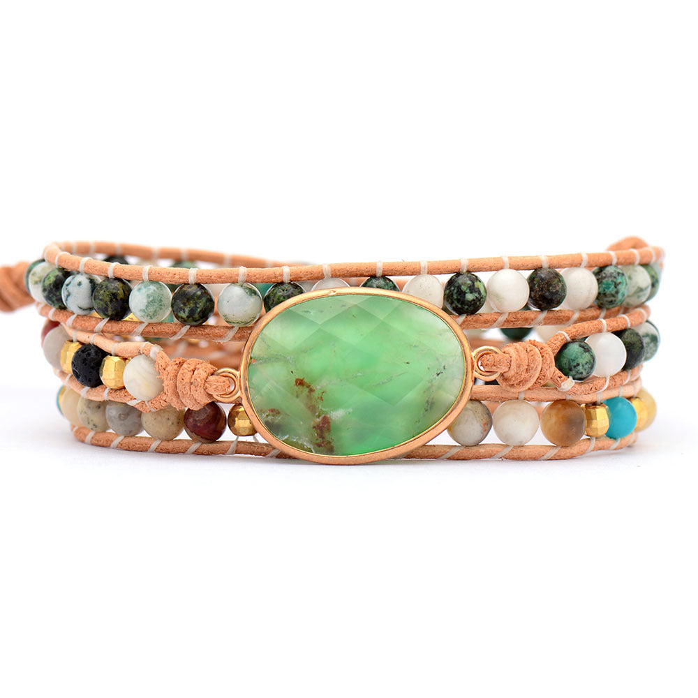 Pulsera Bohemia de Ágata Natural – Conecta con tu energía