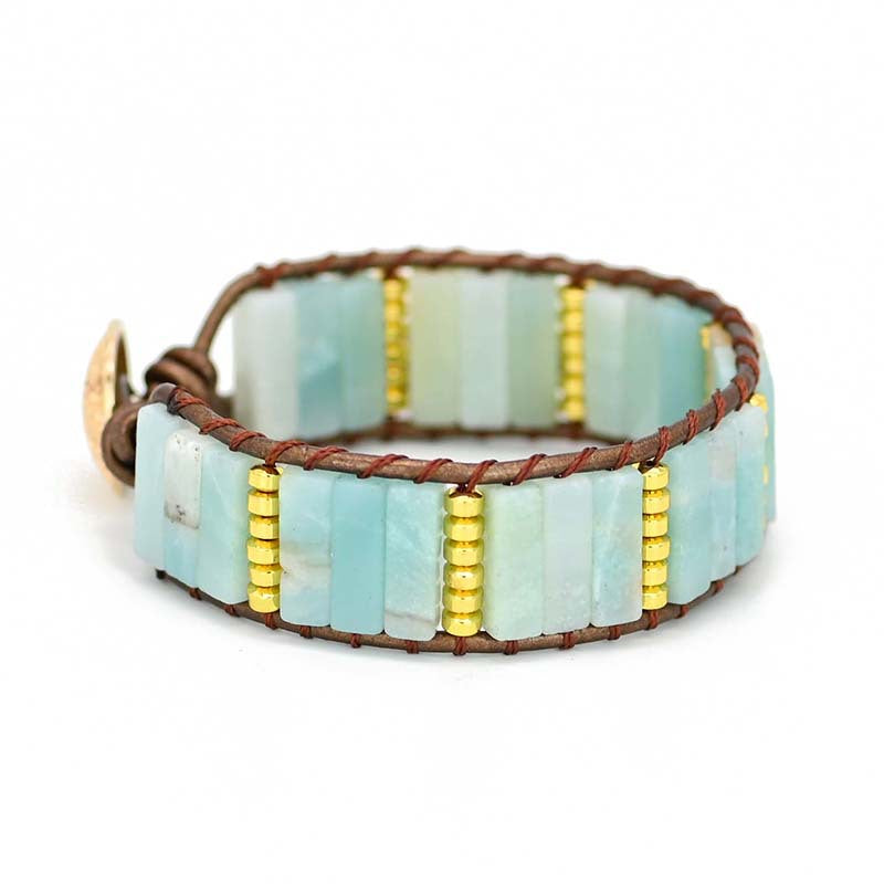 Pulsera de Amazonita – Calma y Belleza Natural en tu Muñeca