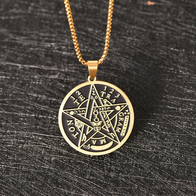 Collar Pentagrama de Salomón Zen – Protección, Sabiduría y Energía Divina