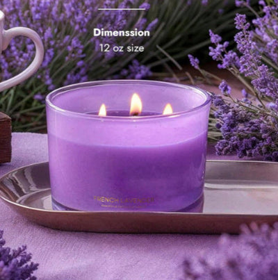 Vela de Aromaterapia de Lavanda – Calma, Energía y Equilibrio Espiritual