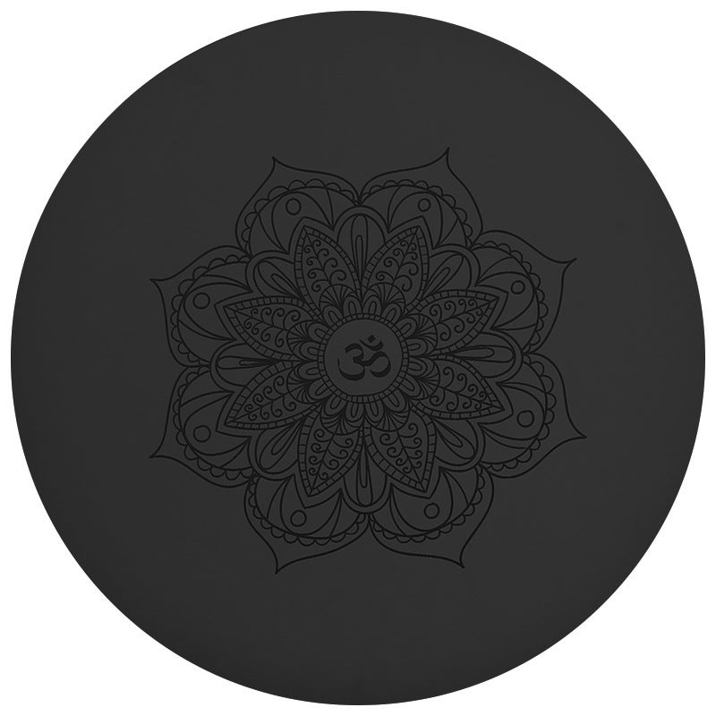 Esterilla Redonda de Meditación PU Antideslizante – 5 mm