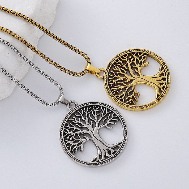 Collar Árbol de la Vida Zen Retro – Energía, Sabiduría y Equilibrio Espiritual