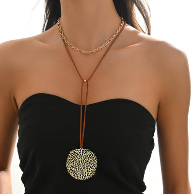 Collar Árbol de la Vida Zen Retro – Luz, Armonía y Elegancia Interior