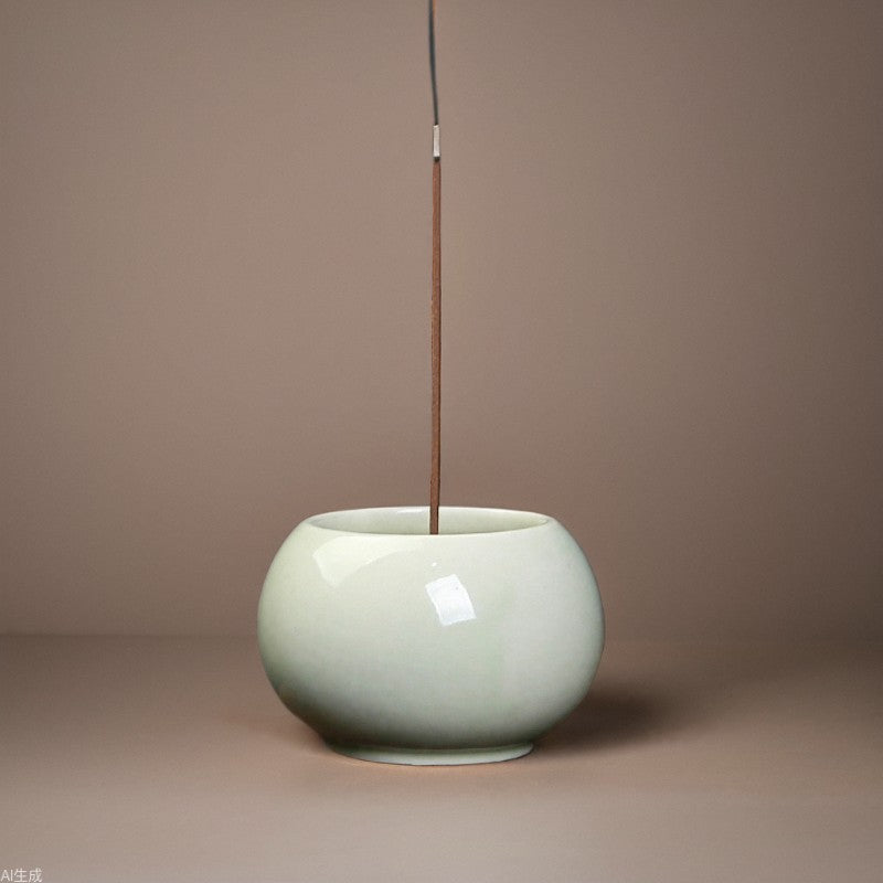 Quemador de Incienso de Madera y Cerámica – Equilibrio y Armonía Interior