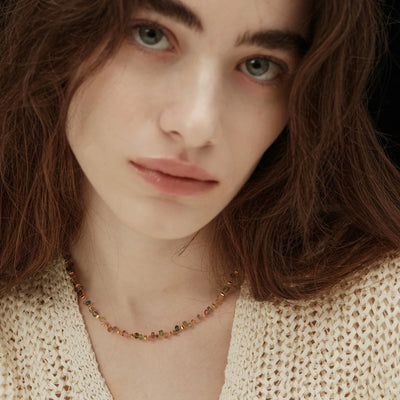 Energía renovada: collar y pulsera de turmalina natural para tu equilibrio