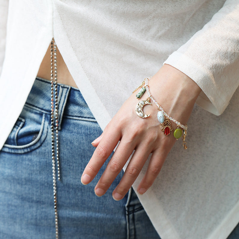 Energía Lunar y Pureza: Collar y Pulsera de Selenita para Bienestar