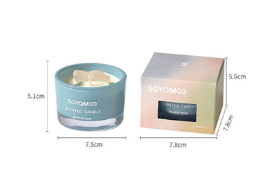 Velas Perfumadas de Cristal – Armonía, Luz y Energía Positiva